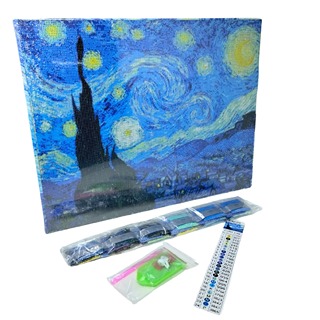 Arte Diamante Noche Estrellada II